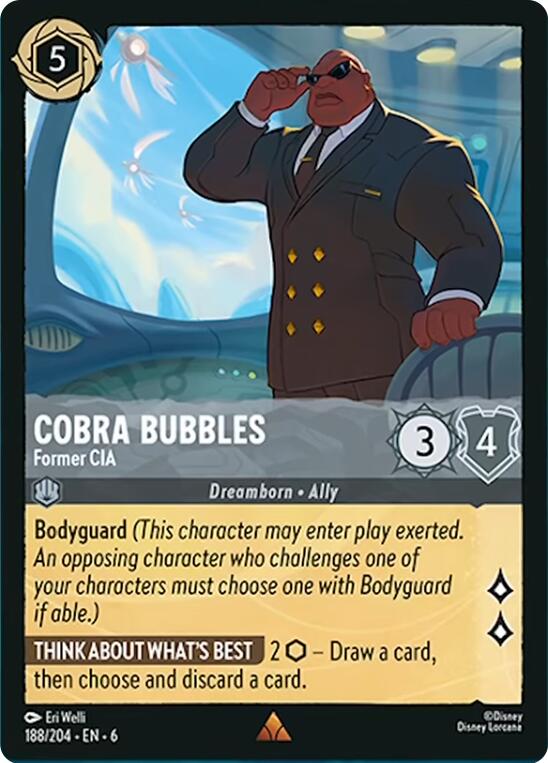 Cobra Bubbles - Former CIA (188/204) [Azurite Sea] | Game Master's Emporium (The New GME)