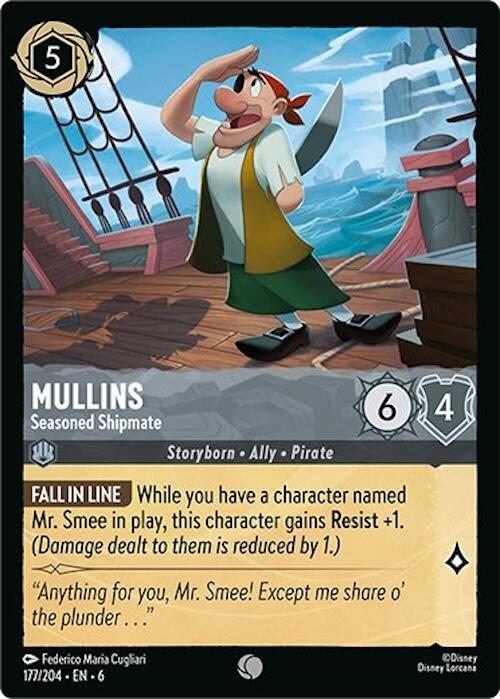 Mullins - Seasoned Shipmate (177/204) [Azurite Sea] | Game Master's Emporium (The New GME)