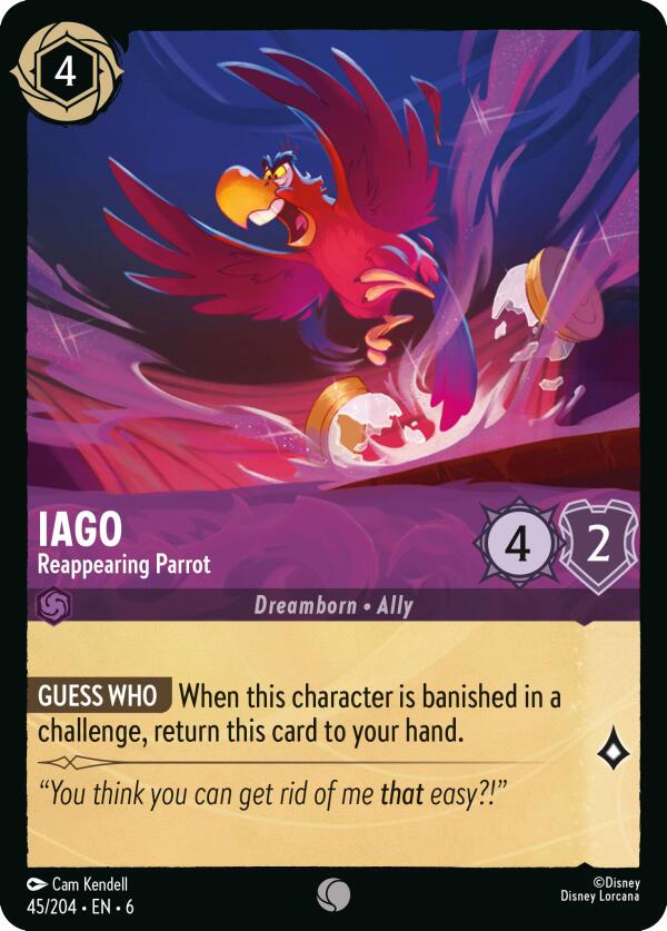 Iago - Reappearing Parrot (45/204) [Azurite Sea] | Game Master's Emporium (The New GME)
