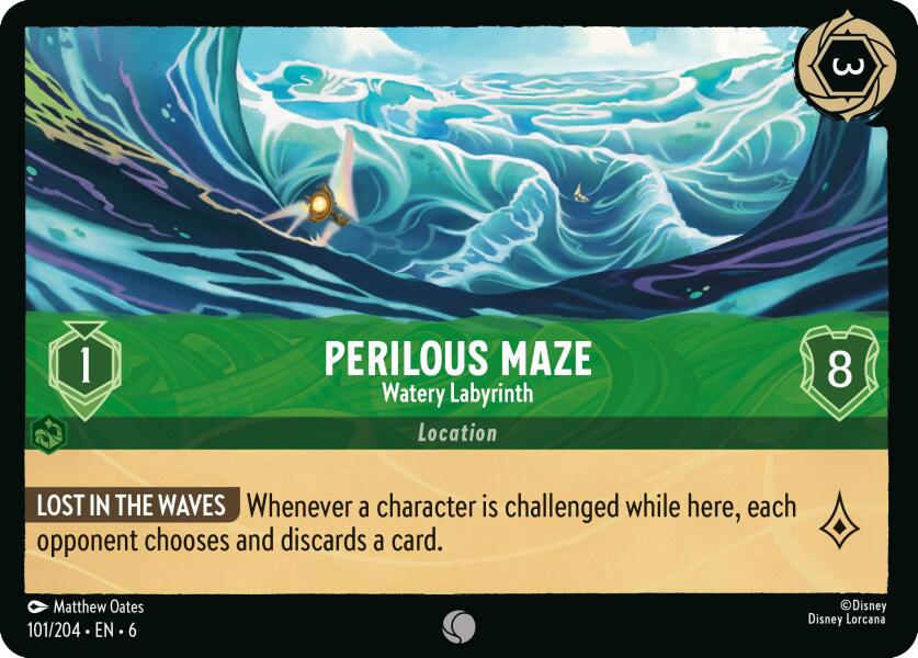 Perilous Maze - Watery Labyrinth (101/204) [Azurite Sea] | Game Master's Emporium (The New GME)