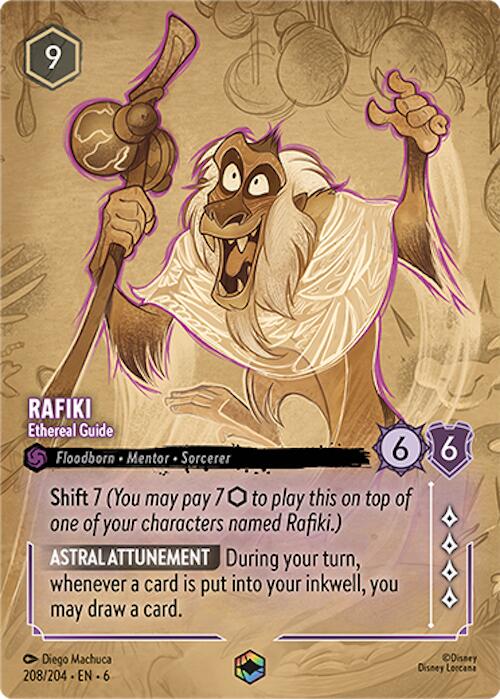 Rafiki - Ethereal Guide (Enchanted) (208/204) [Azurite Sea] | Game Master's Emporium (The New GME)
