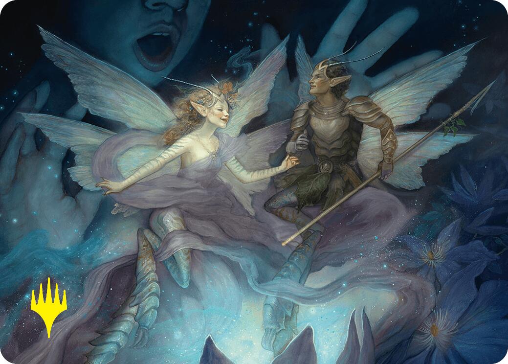 Faebloom Trick Art Card (6/54) (Gold-Stamped Signature) [Foundations Art Series] | Game Master's Emporium (The New GME)