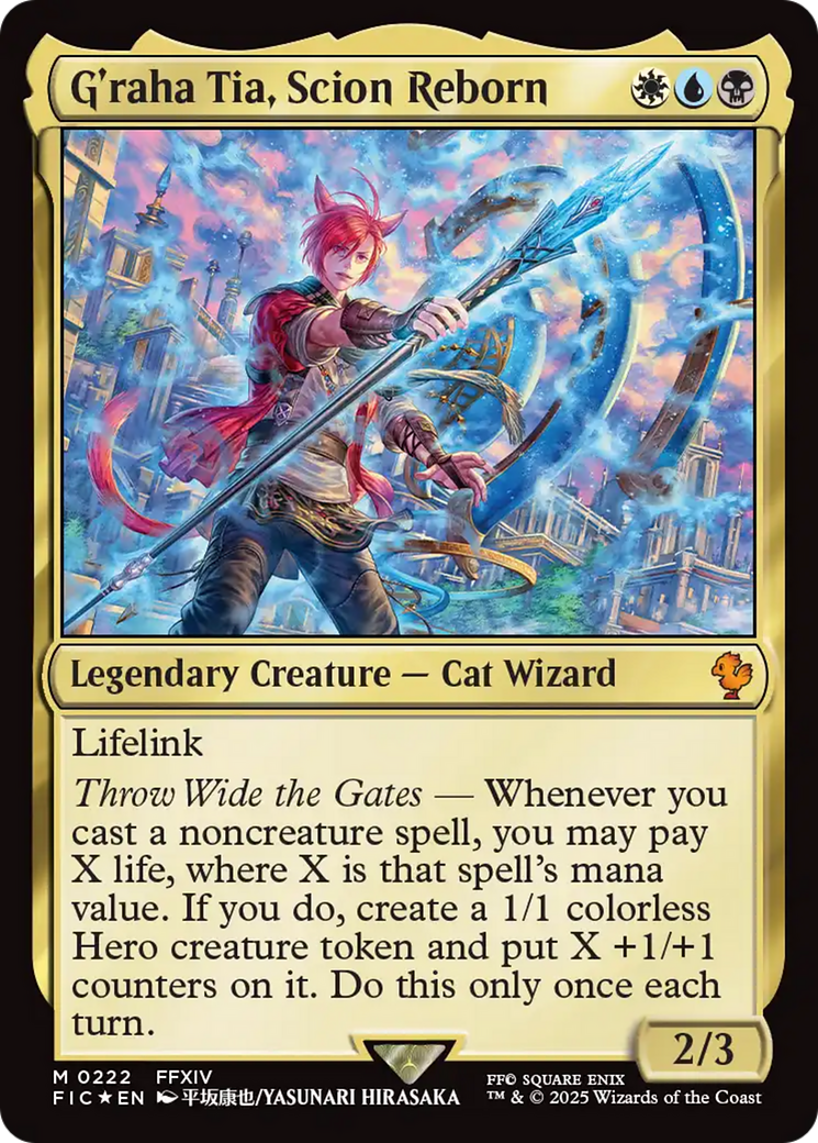 G'raha Tia, Scion Reborn (Surge Foil) [FINAL FANTASY Commander] | Game Master's Emporium (The New GME)