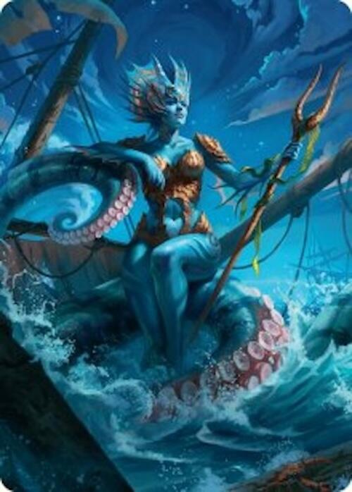 Kiora, the Rising Tide Art Card (30/54) [Foundations Art Series] | Game Master's Emporium (The New GME)