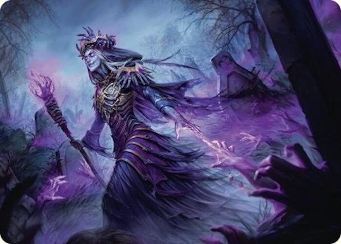 Zul Ashur, Lich Lord Art Card (10/54) [Foundations Art Series] | Game Master's Emporium (The New GME)