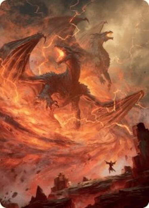 Rite of the Dragoncaller Art Card (38/54) [Foundations Art Series] | Game Master's Emporium (The New GME)