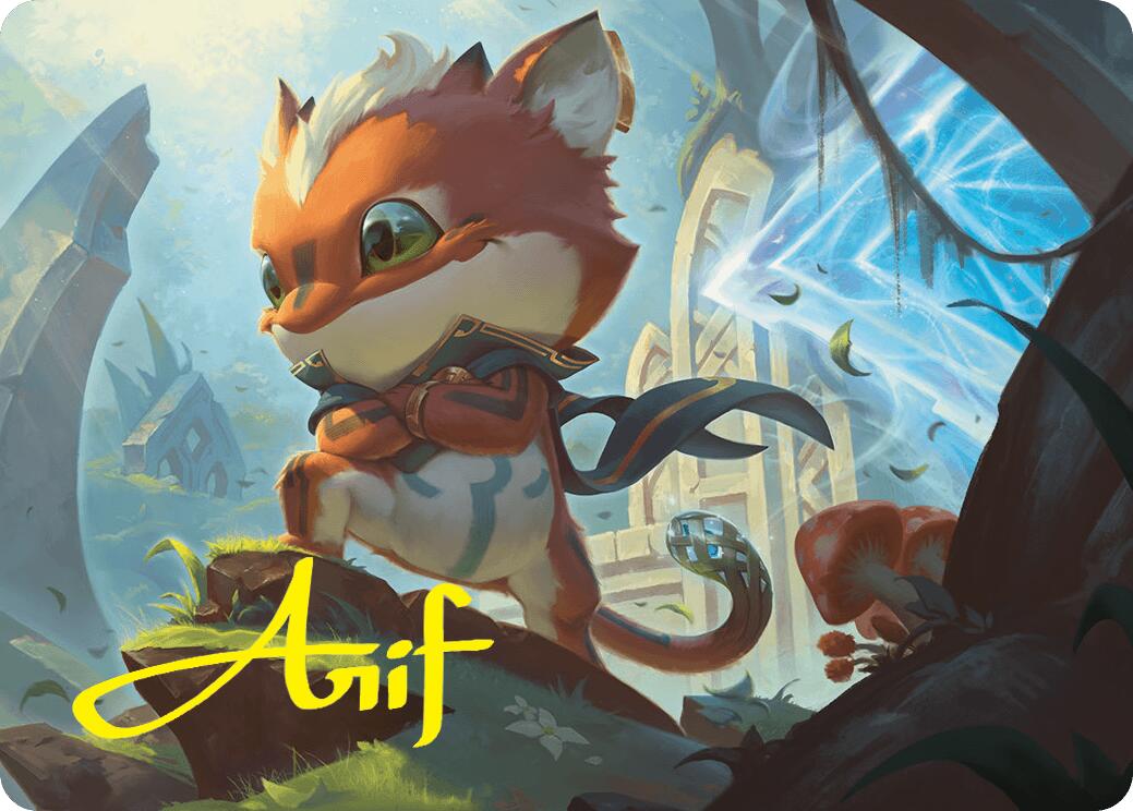 Loot, Exuberant Explorer Art Card (12/54) (Gold-Stamped Signature) [Foundations Art Series] | Game Master's Emporium (The New GME)