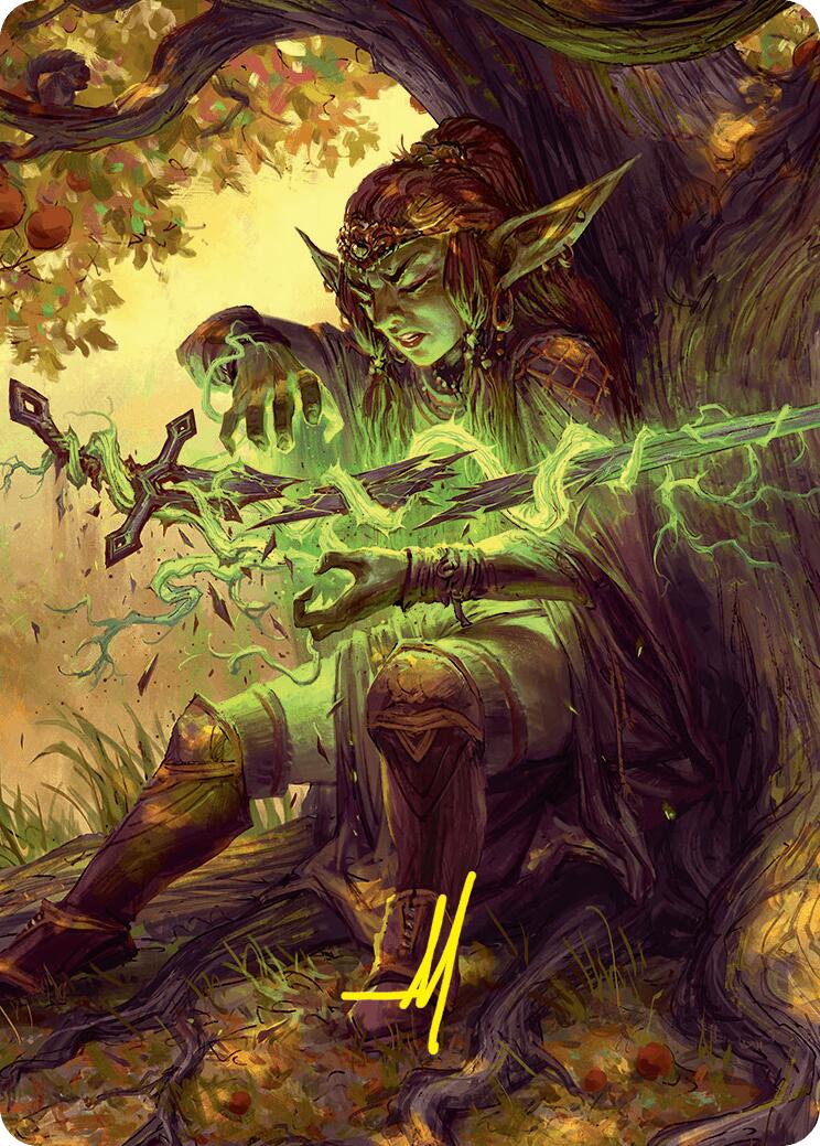 Reclamation Sage Art Card (45/54) (Gold-Stamped Signature) [Foundations Art Series] | Game Master's Emporium (The New GME)