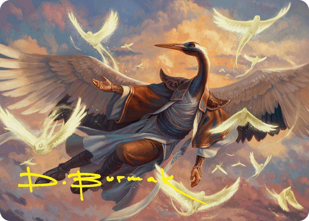 Kykar, Zephyr Awakener Art Card (16/54) (Gold-Stamped Signature) [Foundations Art Series] | Game Master's Emporium (The New GME)