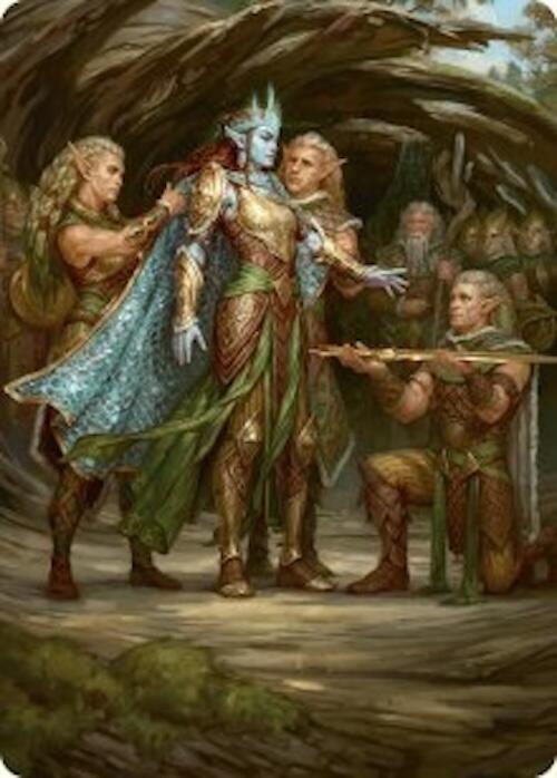 Lathril, Blade of the Elves Art Card (48/54) [Foundations Art Series] | Game Master's Emporium (The New GME)