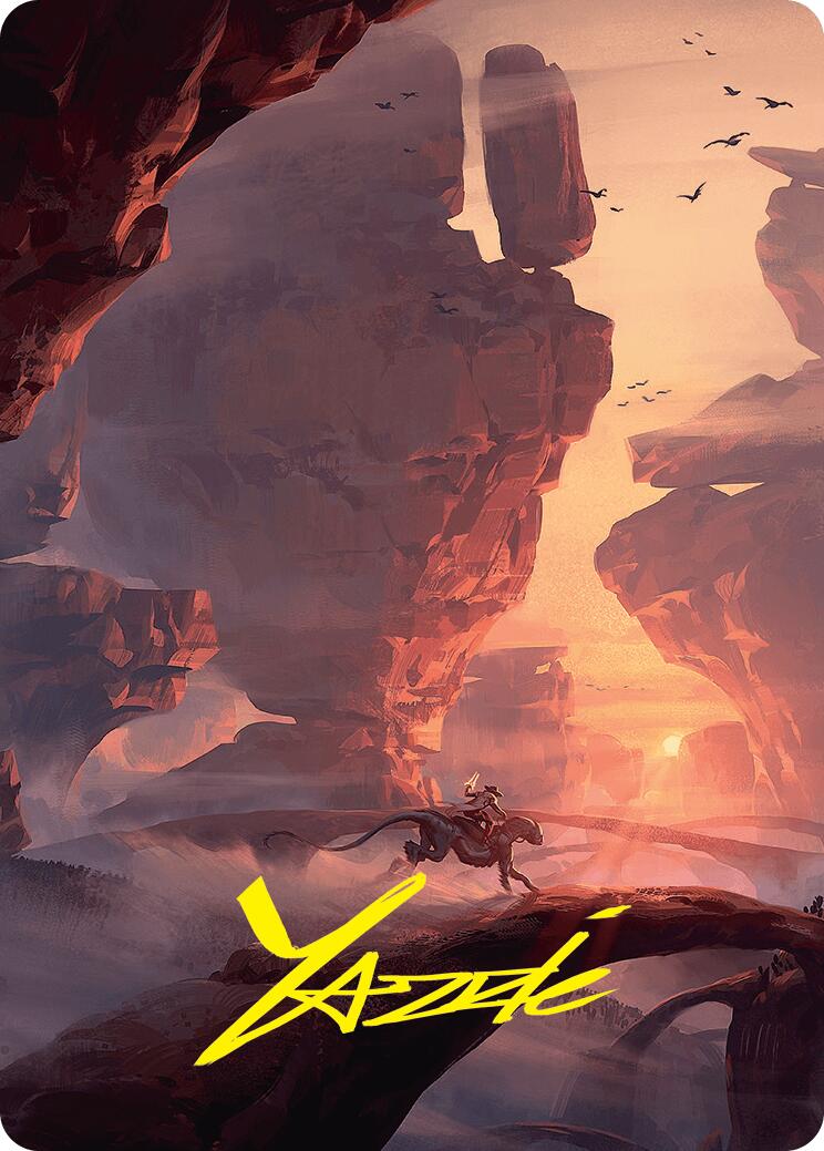 Mountain Art Card (24/54) (Gold-Stamped Signature) [Foundations Art Series] | Game Master's Emporium (The New GME)