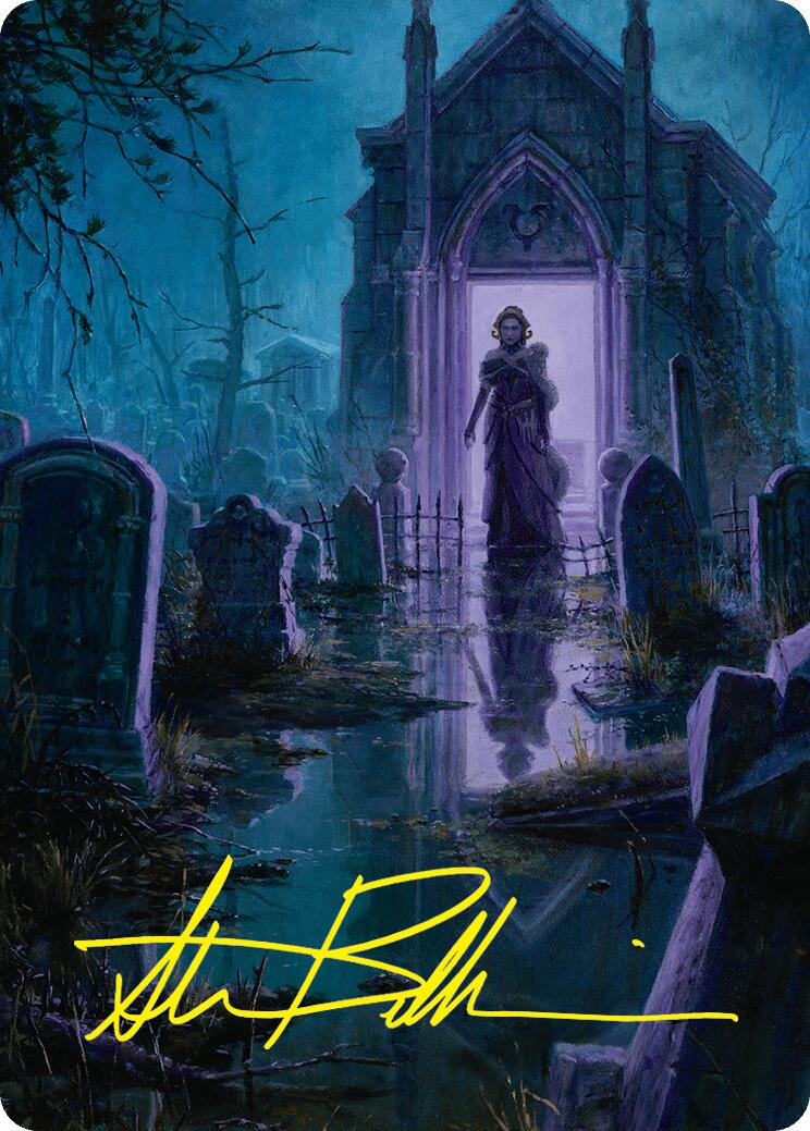 Swamp Art Card (23/54) (Gold-Stamped Signature) [Foundations Art Series] | Game Master's Emporium (The New GME)