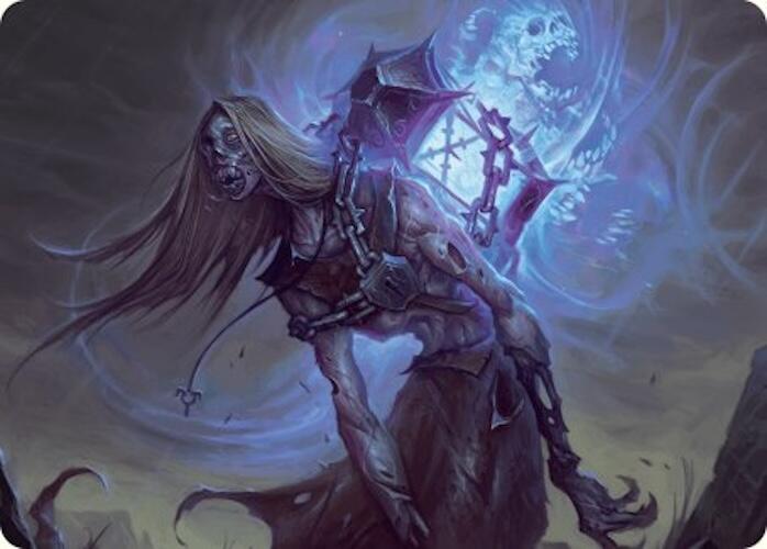 Soul-Shackled Zombie Art Card (9/54) [Foundations Art Series] | Game Master's Emporium (The New GME)