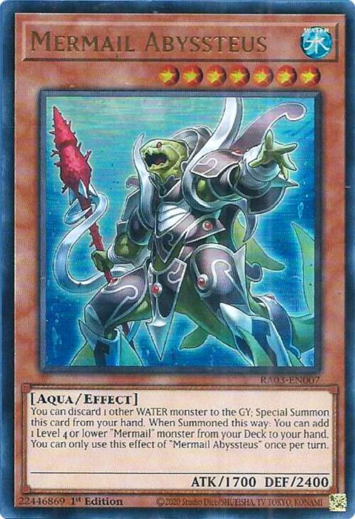 Mermail Abyssteus (UR) [RA03-EN007] Ultra Rare | Game Master's Emporium (The New GME)