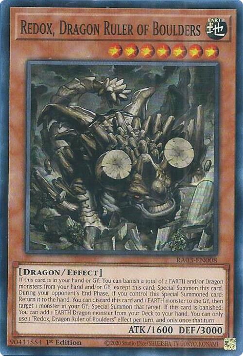 Redox, Dragon Ruler of Boulders [RA03-EN008] Super Rare | Game Master's Emporium (The New GME)