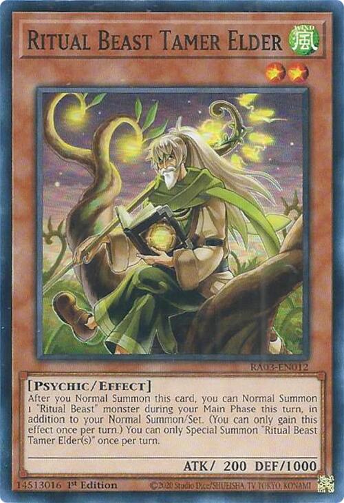 Ritual Beast Tamer Elder [RA03-EN012] Super Rare | Game Master's Emporium (The New GME)