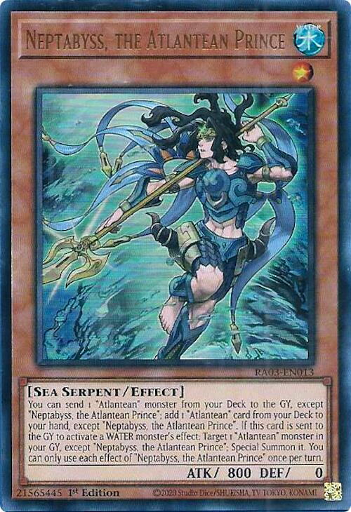 Neptabyss, the Atlantean Prince (UR) [RA03-EN013] Ultra Rare | Game Master's Emporium (The New GME)