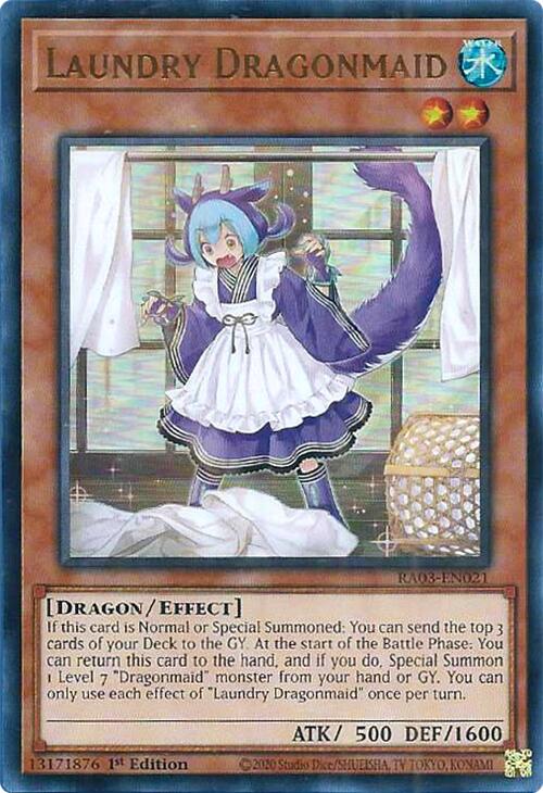 Laundry Dragonmaid (UR) [RA03-EN021] Ultra Rare | Game Master's Emporium (The New GME)