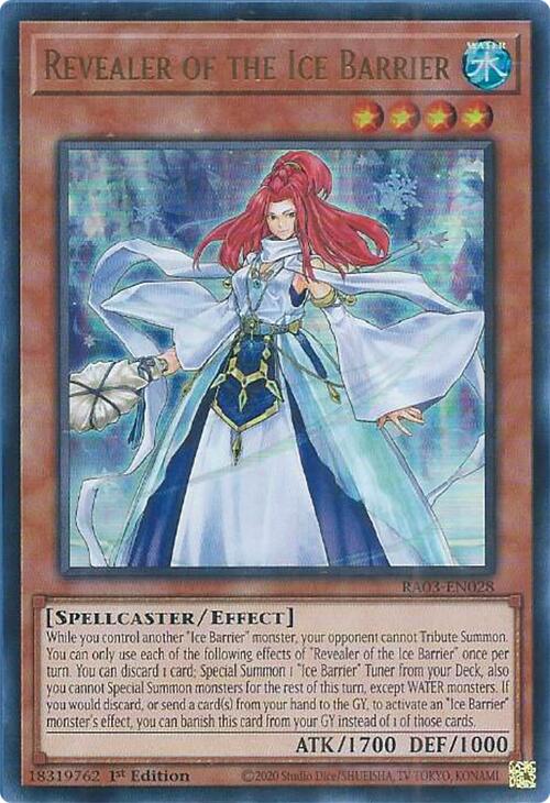 Revealer of the Ice Barrier (UR) [RA03-EN028] Ultra Rare | Game Master's Emporium (The New GME)