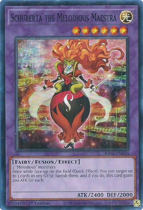 Schuberta the Melodious Maestra [RA03-EN034] Super Rare | Game Master's Emporium (The New GME)