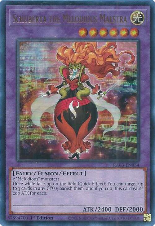 Schuberta the Melodious Maestra (UR) [RA03-EN034] Ultra Rare | Game Master's Emporium (The New GME)
