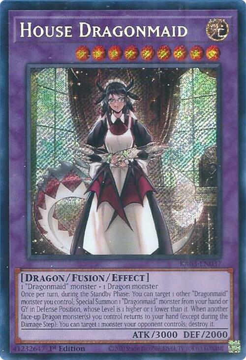 House Dragonmaid (Secret Rare) [RA03-EN037] Secret Rare | Game Master's Emporium (The New GME)