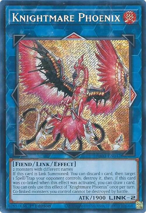 Knightmare Phoenix (Secret Rare) [RA03-EN042] Secret Rare | Game Master's Emporium (The New GME)