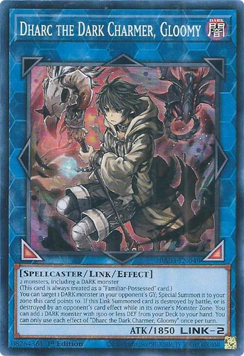 Dharc the Dark Charmer, Gloomy [RA03-EN048] Super Rare | Game Master's Emporium (The New GME)