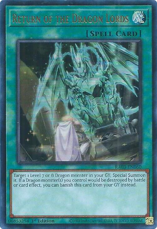 Return of the Dragon Lords (UR) [RA03-EN060] Ultra Rare | Game Master's Emporium (The New GME)