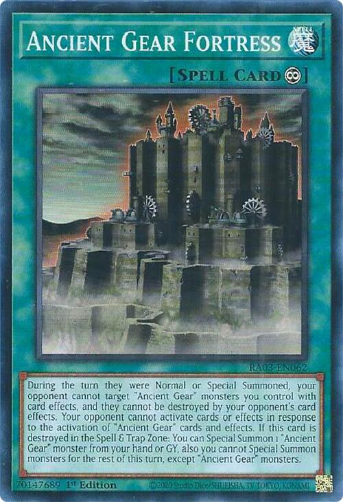 Ancient Gear Fortress [RA03-EN062] Super Rare | Game Master's Emporium (The New GME)