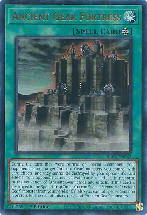 Ancient Gear Fortress (UR) [RA03-EN062] Ultra Rare | Game Master's Emporium (The New GME)