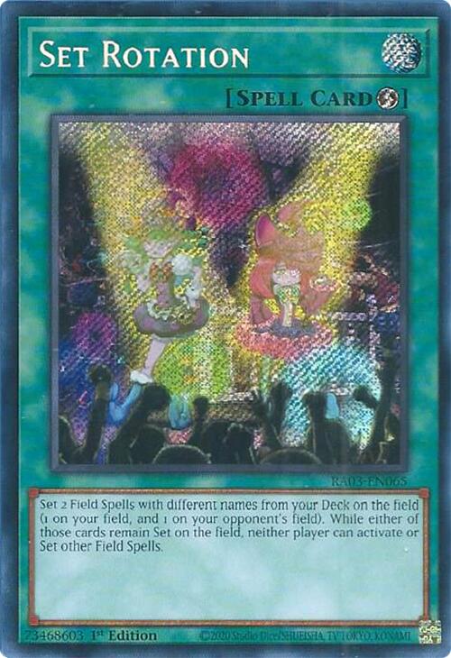 Set Rotation (Secret Rare) [RA03-EN065] Secret Rare | Game Master's Emporium (The New GME)