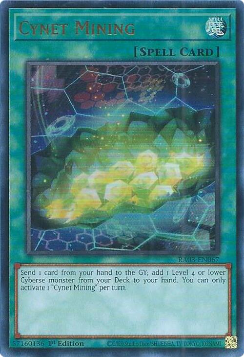 Cynet Mining (UR) [RA03-EN067] Ultra Rare | Game Master's Emporium (The New GME)