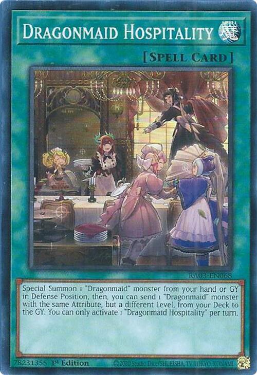 Dragonmaid Hospitality [RA03-EN068] Super Rare | Game Master's Emporium (The New GME)