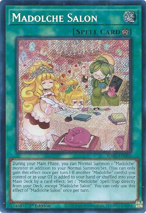 Madolche Salon (Secret Rare) [RA03-EN069] Secret Rare | Game Master's Emporium (The New GME)