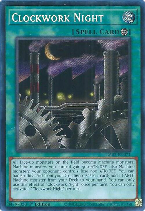 Clockwork Night (Secret Rare) [RA03-EN071] Secret Rare | Game Master's Emporium (The New GME)