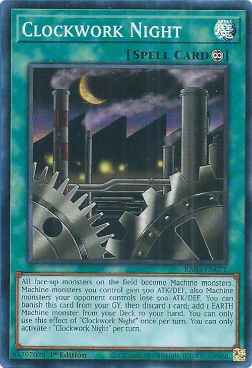Clockwork Night [RA03-EN071] Super Rare | Game Master's Emporium (The New GME)