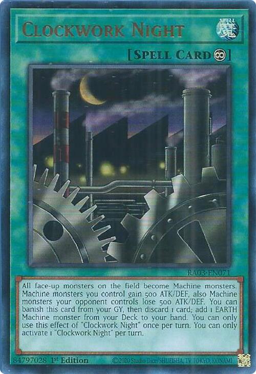 Clockwork Night (UR) [RA03-EN071] Ultra Rare | Game Master's Emporium (The New GME)