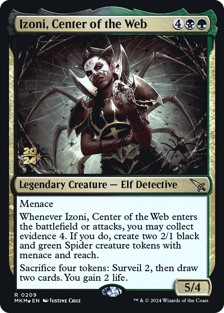 Izoni, Center of the Web [Murders at Karlov Manor Prerelease Promos] | Game Master's Emporium (The New GME)