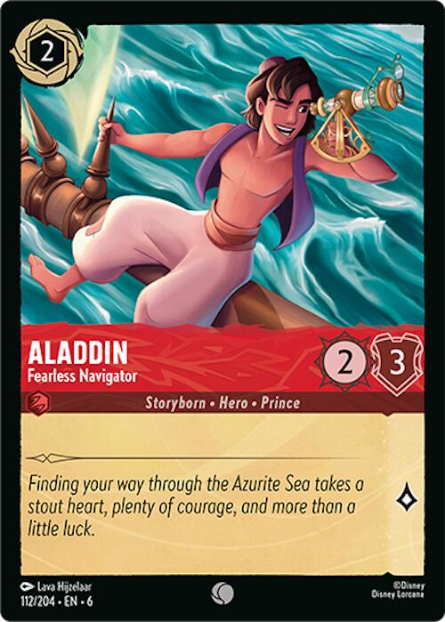 Aladdin - Fearless Navigator (112/204) [Azurite Sea] | Game Master's Emporium (The New GME)