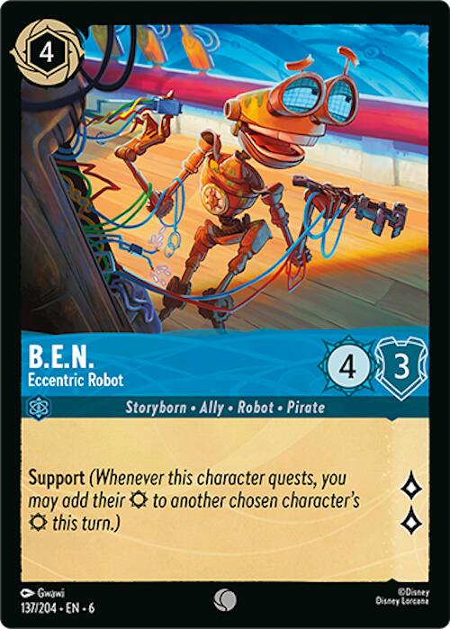 B.E.N. - Eccentric Robot (137/204) [Azurite Sea] | Game Master's Emporium (The New GME)
