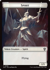Spirit (0006) // Illusion Double-Sided Token [Secrets of Strixhaven Commander Tokens] | Game Master's Emporium (The New GME)
