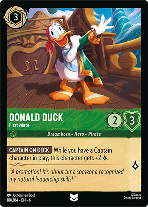Donald Duck - First Mate (80/204) [Azurite Sea] | Game Master's Emporium (The New GME)