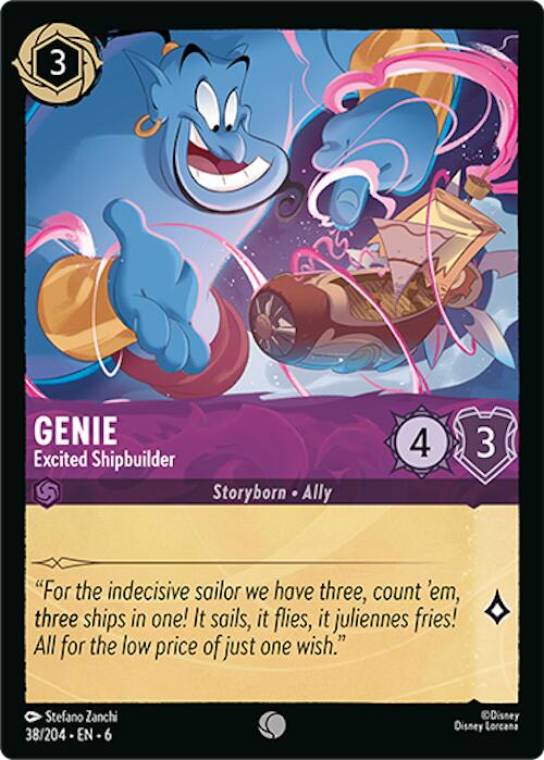 Genie - Excited Shipbuilder (38/204) [Azurite Sea] | Game Master's Emporium (The New GME)