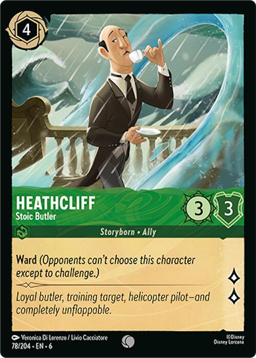 Heathcliff - Stoic Butler (78/204) [Azurite Sea] | Game Master's Emporium (The New GME)