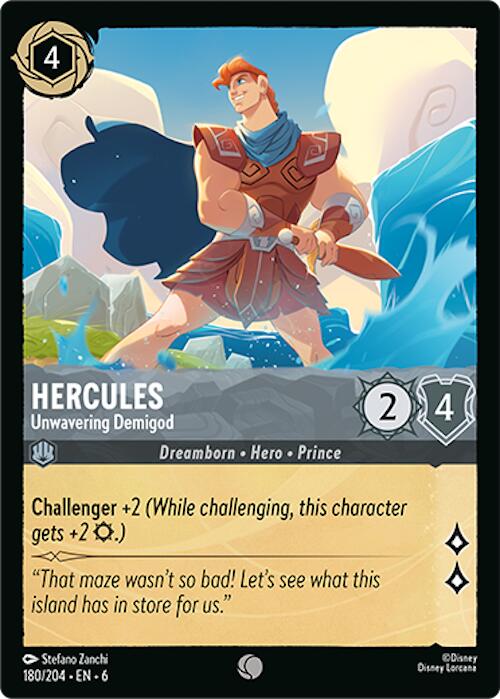 Hercules - Unwavering Demigod (180/204) [Azurite Sea] | Game Master's Emporium (The New GME)