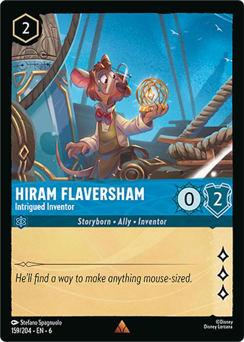 Hiram Flaversham - Intrigued Inventor (159/204) [Azurite Sea] | Game Master's Emporium (The New GME)