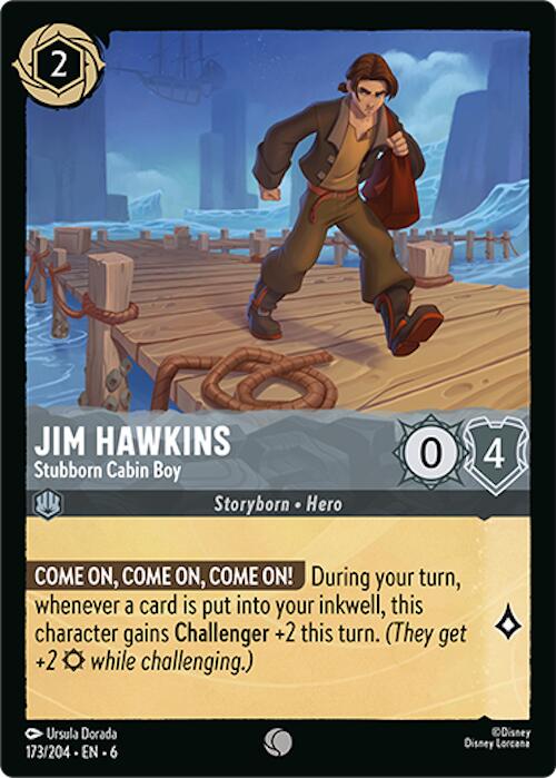 Jim Hawkins - Stubborn Cabin Boy (173/204) [Azurite Sea] | Game Master's Emporium (The New GME)