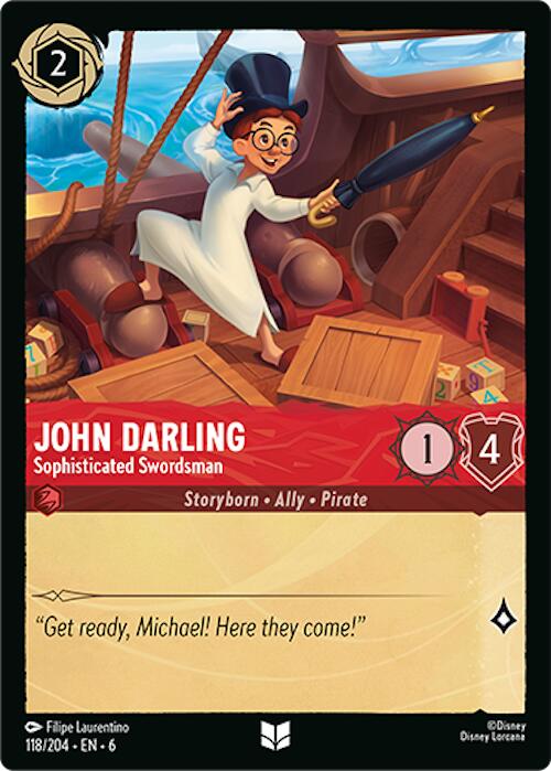 John Darling - Sophisticated Swordsman (118/204) [Azurite Sea] | Game Master's Emporium (The New GME)