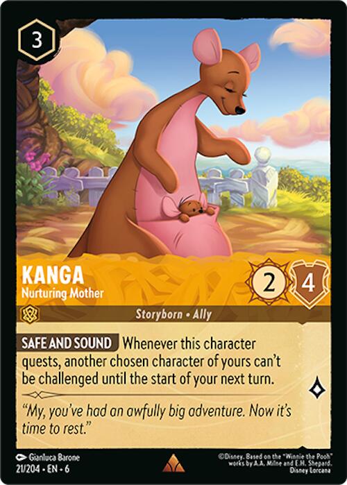 Kanga - Nurturing Mother (21/204) [Azurite Sea] | Game Master's Emporium (The New GME)